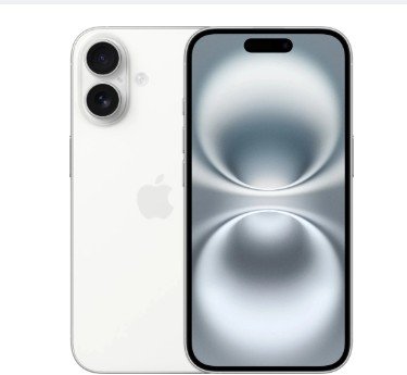 Apple iPhone 16 in white