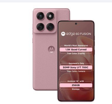 Motorola Edge 60 Fusion 5G in Pantone Zephyr