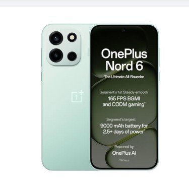 OnePlus Nord 6 in Fresh Mint